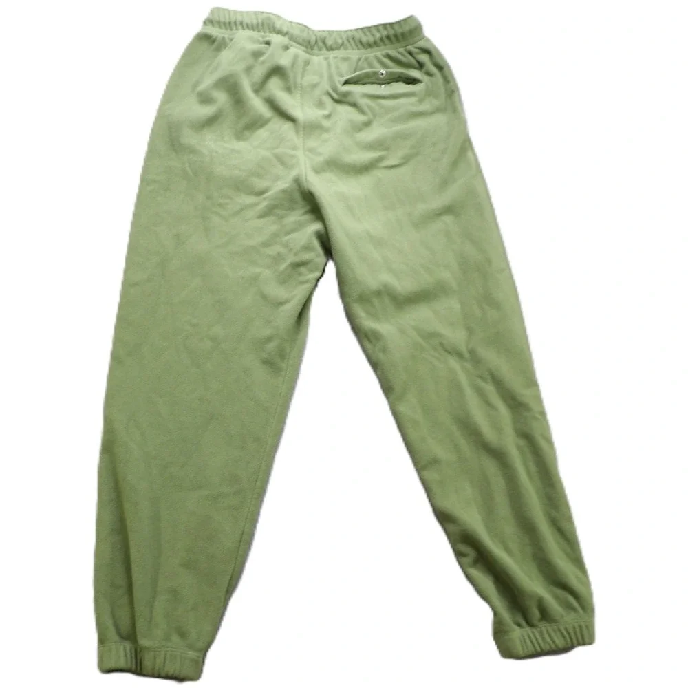 Jordan Flight Fleece Sweatpants Men L Green Jumpman Logo Pocket Joggers Gym Wear